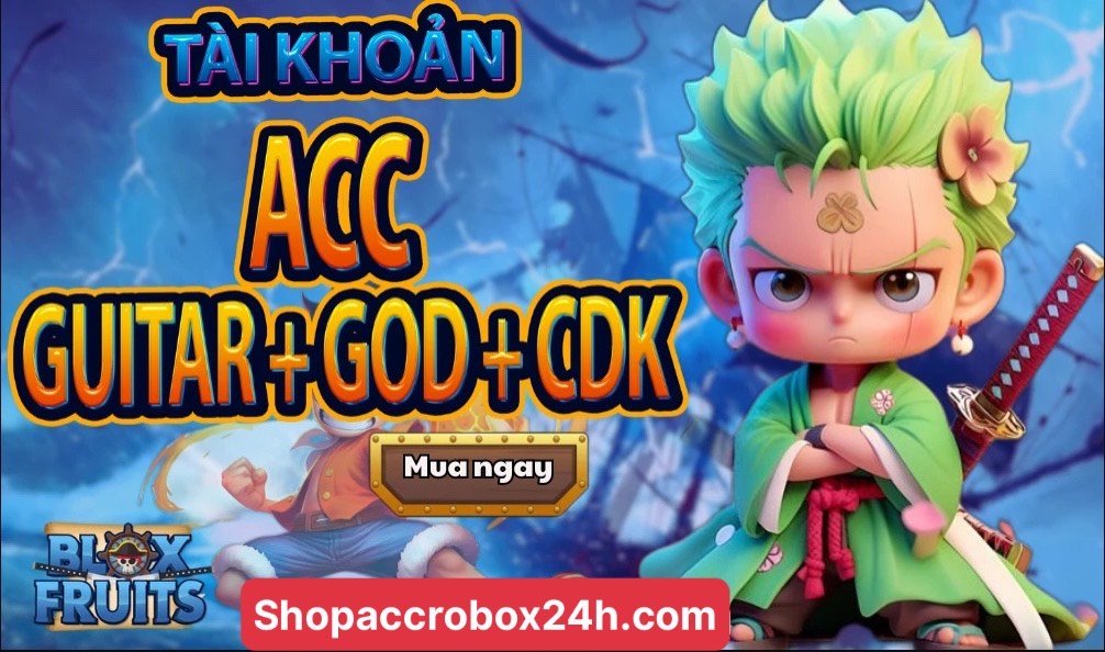 Acc blox fruit giá rẻ - Acc Level 2800 - GOD + CDK + SG