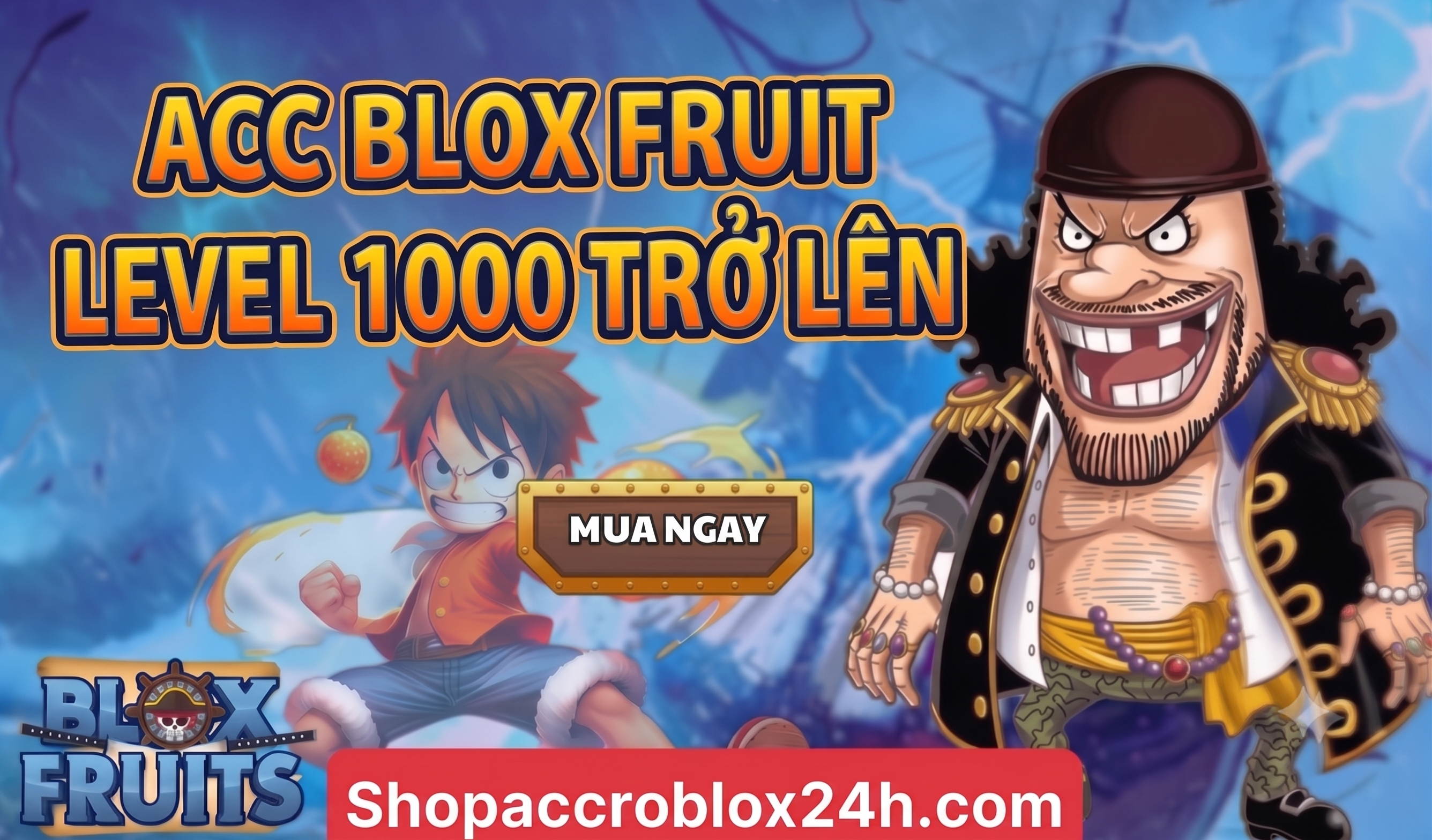 Acc blox fruit giá rẻ 8k - Acc Level 1000 trở lên